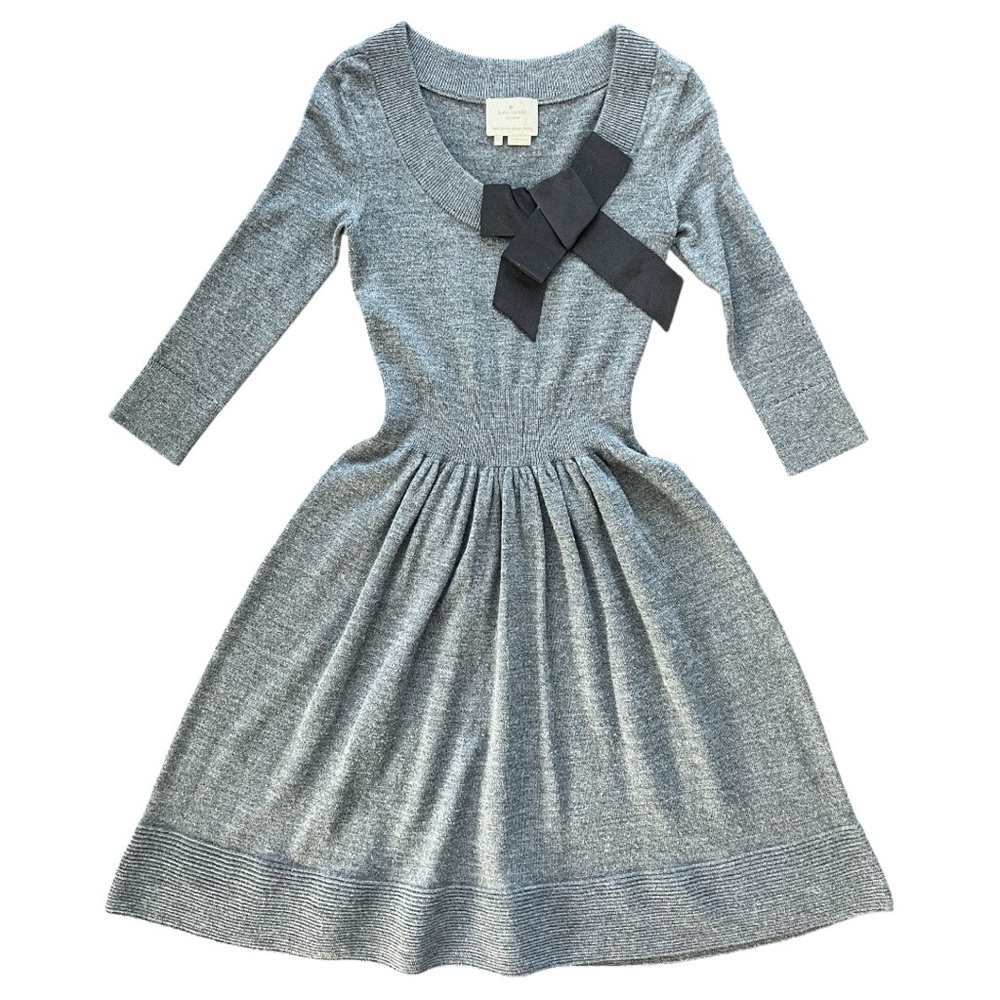 Kate Spade | Wool 3/4 Sleeve Dress | XXS - Picture 2 of 13